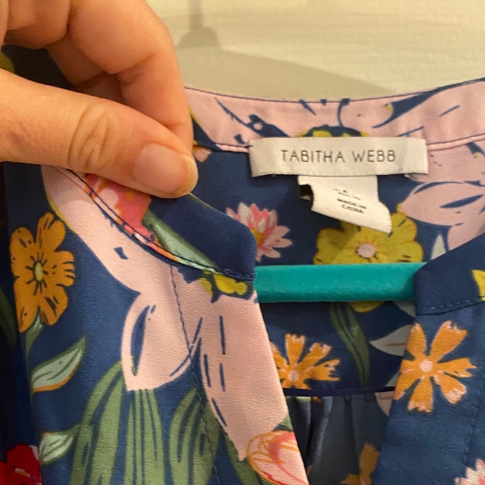 Tabitha Blue Floral Romper - Picture 6 of 9